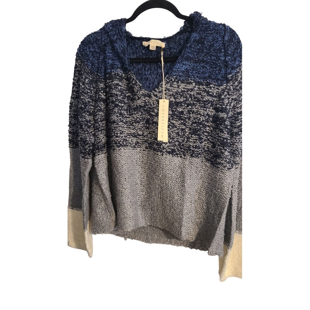 New Love Stitch‎ Hoodie Sweater Size S/M beautiful colors